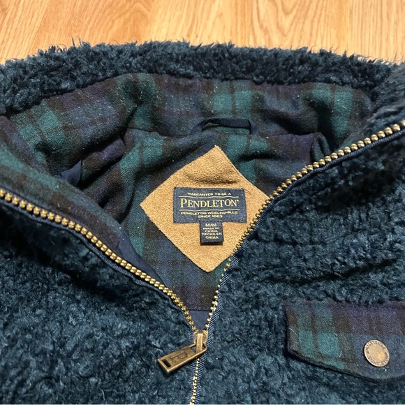 Pendleton Jacket Women's Medium Fleece Full Zip Long Sleeve Lot Of Two - Picture 9 of 10